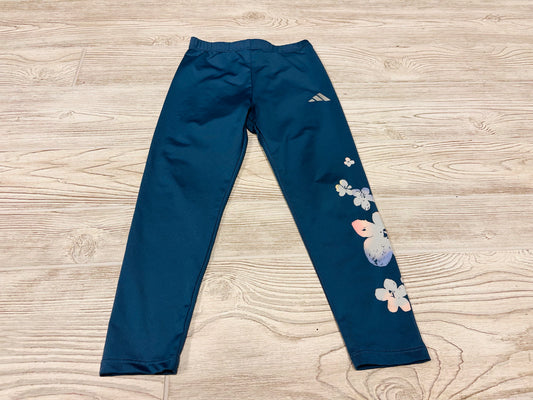 Adidas Flower Print Athletic Leggings