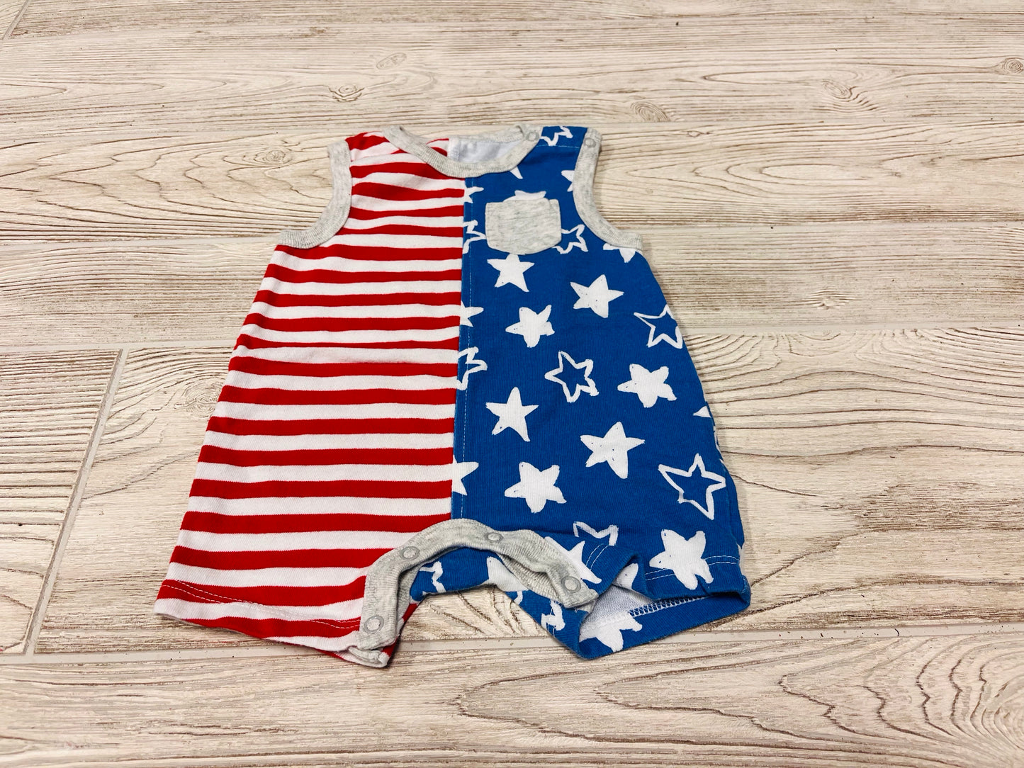 Cat & Jack Flag Print Tank Romper