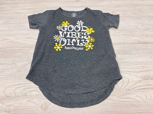 Wes And Willy “Good Vibes Only” Iowa Hawkeyes Short Sleeve Shirt