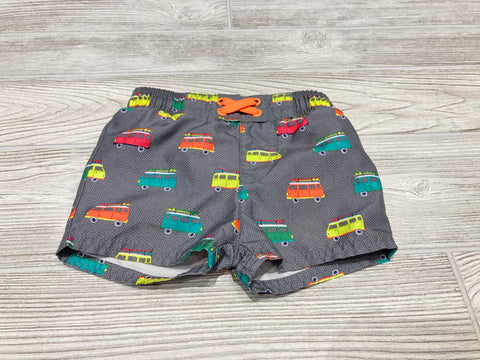 Cat & Jack Surf Van Print Swim Trunks
