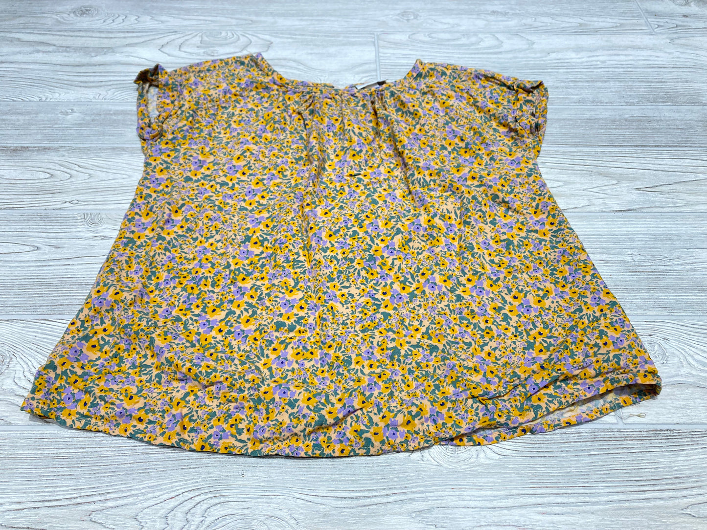 Cat & Jack Floral Short Sleeve Shirt