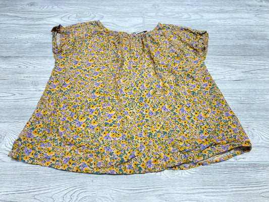 Cat & Jack Floral Short Sleeve Shirt