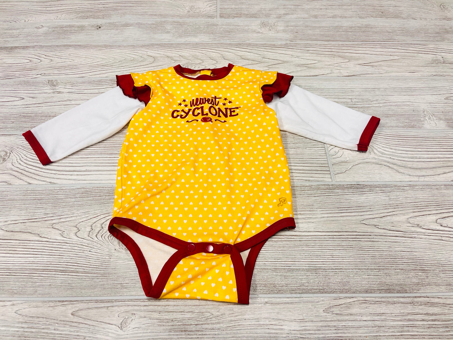 Authentic “Newest Cyclone” Long Sleeve Onesie