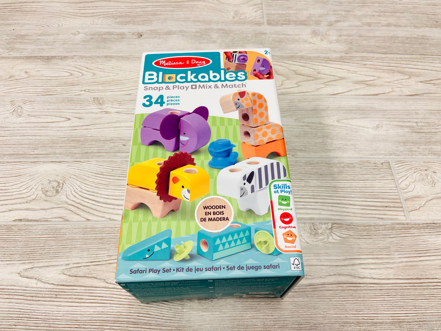 Melissa & Doug Blockables Snap & Play Mix & Match