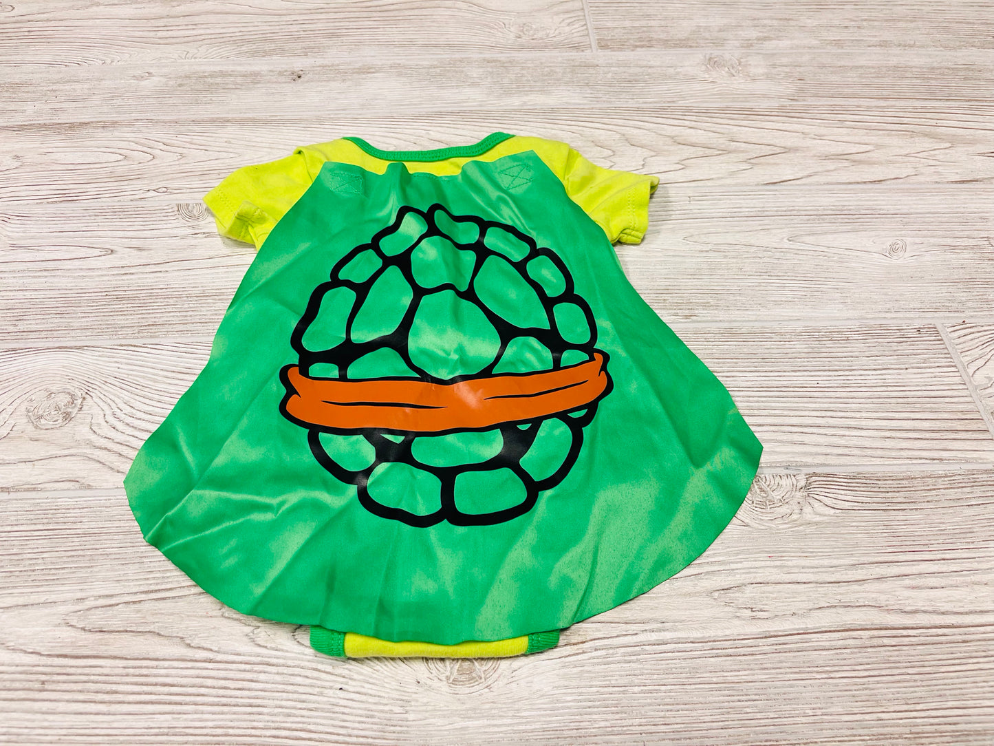 Nickelodeon TMNT Short Sleeve Onesie with Cape