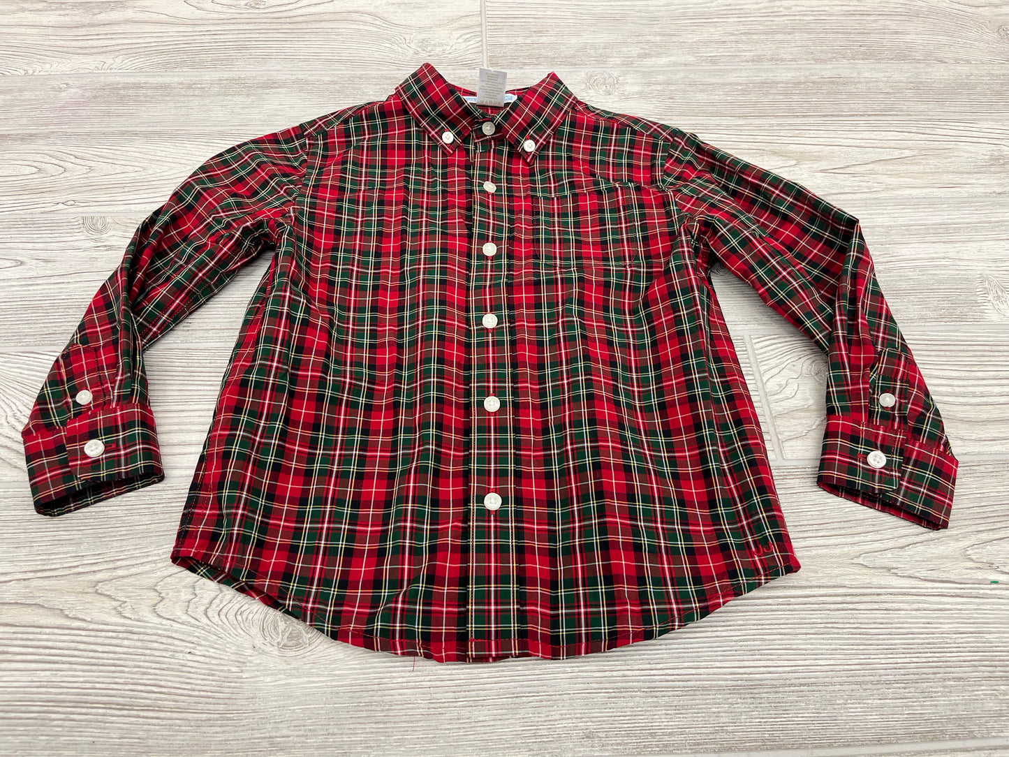 Janie And Jack Long Sleeve Button Down Shirt