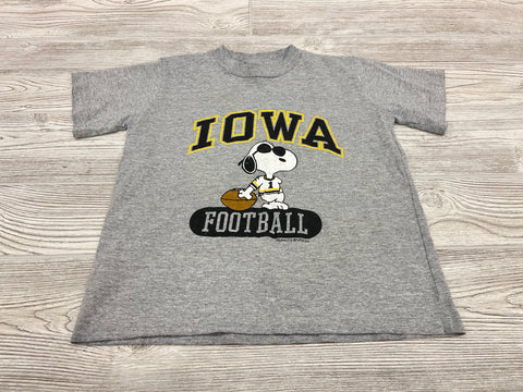 Vintage Iowa Football Snoopy Short Sleeve Shirt