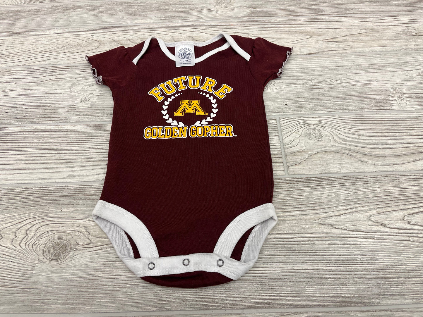 Rivalry Threads “Future Golden Gopher” Short Sleeve Onesie