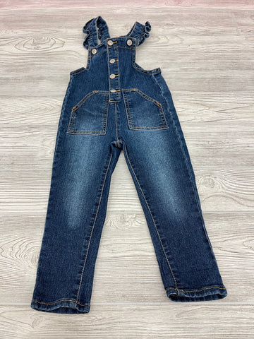 Wonder Nation Long Denim Overalls