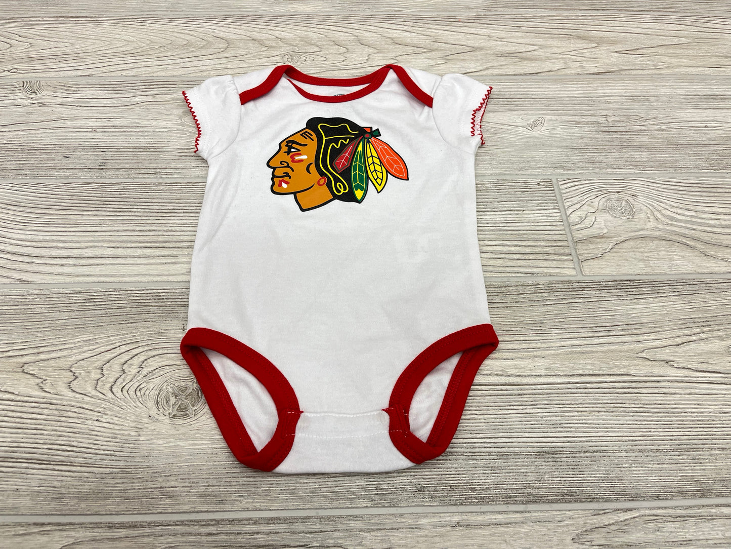 NHL Chicago Blackhawks Short Sleeve Onesie