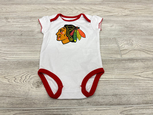 NHL Chicago Blackhawks Short Sleeve Onesie