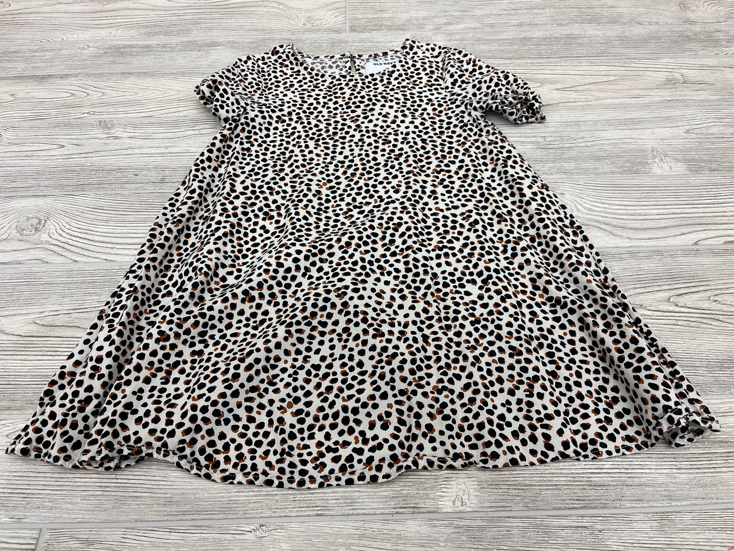 Old Navy Leopard Print Short Sleeve Dress