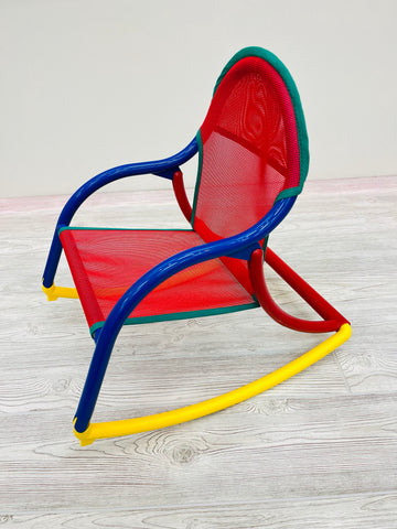 Hohobbers Primary Canvas Rocking Chair