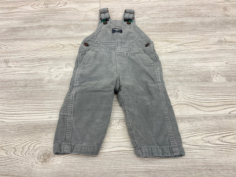 OshKosh Flannel Lined Corduroy Overalls