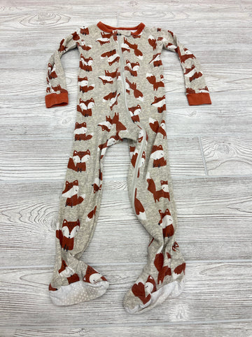Gerber Fox Print Zip Up Pajama