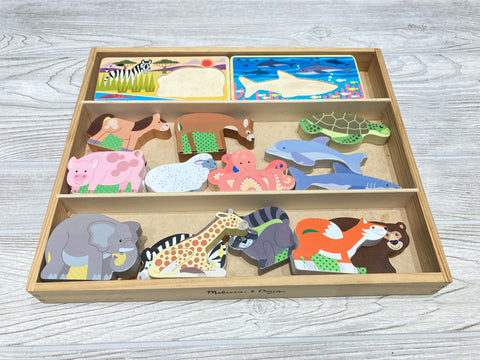 Melissa & Doug Classic Toys - Animal Picture Boards