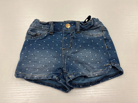 Cat & Jack Polkadot Denim Shorts