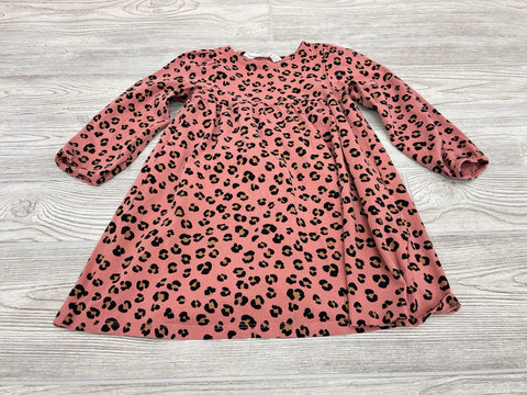 H&M Leopard Print Long Sleeve Dress