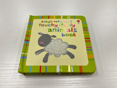 Baby’s very first touchy-feely animals book