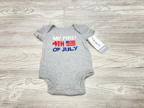 Carter’s “My First 4th Of July” Short Sleeve Onesie