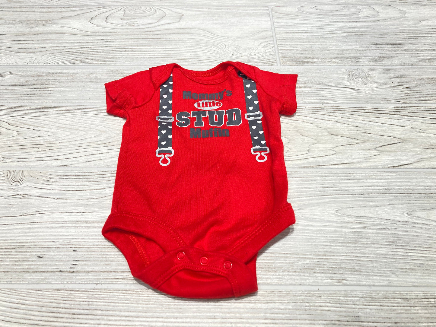 “Mommy’s Little Stud Muffin” Short Sleeve Onesie