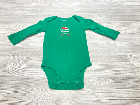 Carter’s “It’s’ The Season To Be Jolly” Long Sleeve Onesie