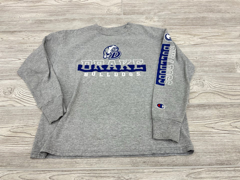 Champion Drake Bulldogs Long Sleeve Shirt