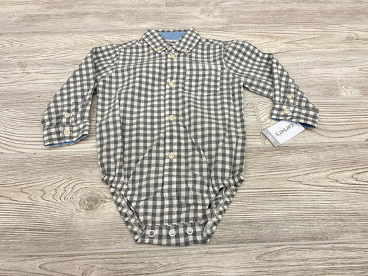 Carter’s Button Down Long Sleeve Onesie