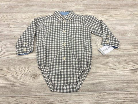 Carter’s Button Down Long Sleeve Onesie