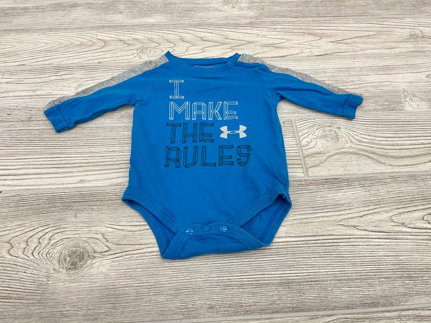 Under Armour “I Make The Rules” Long Sleeve Onesie