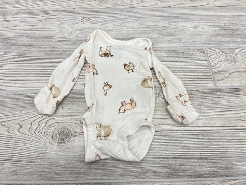 Carter’s Purely Soft Animal Print Long Sleeve Onesie