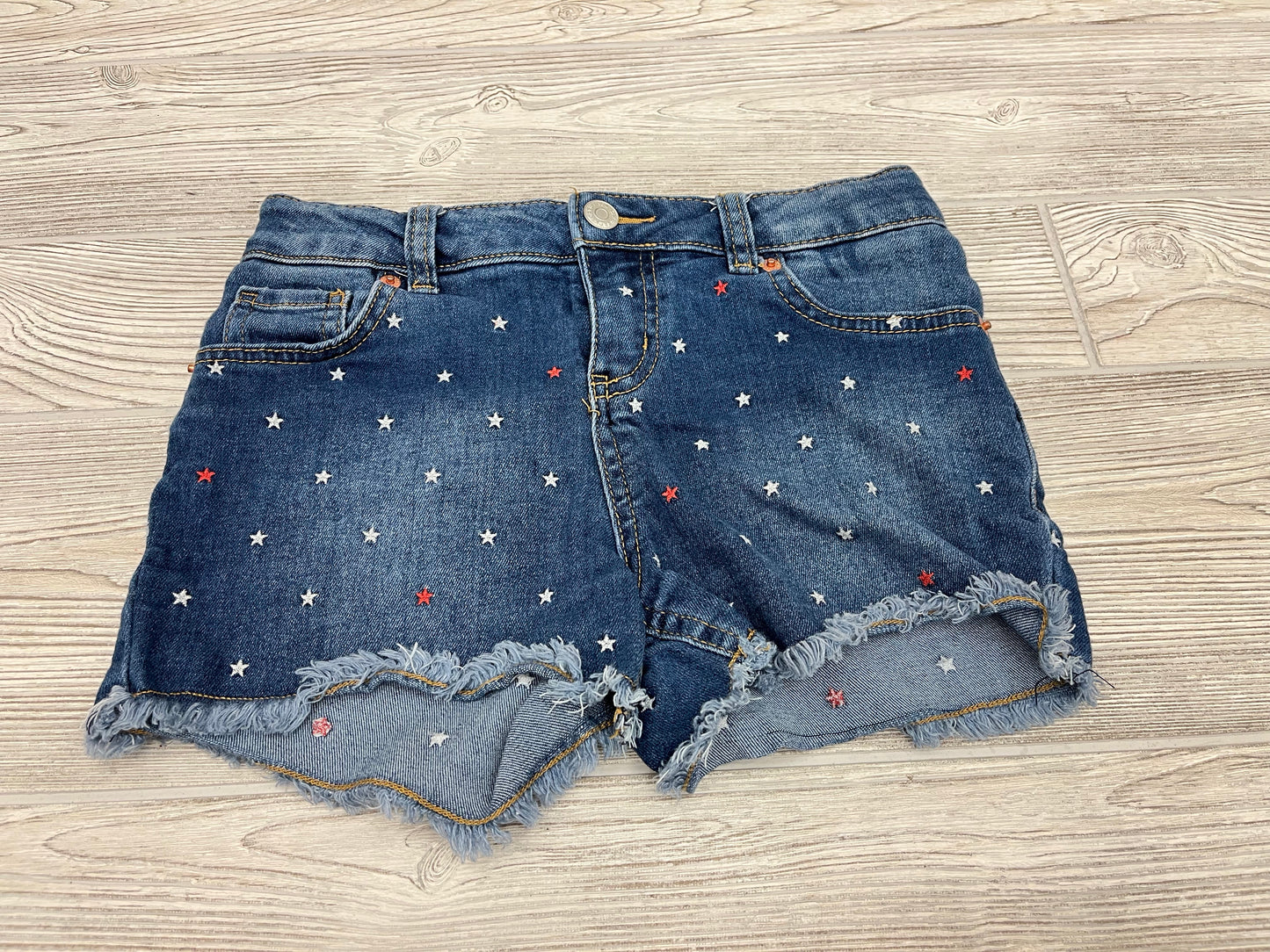 Cat & Jack Star Print Cut Off Jean Shorts