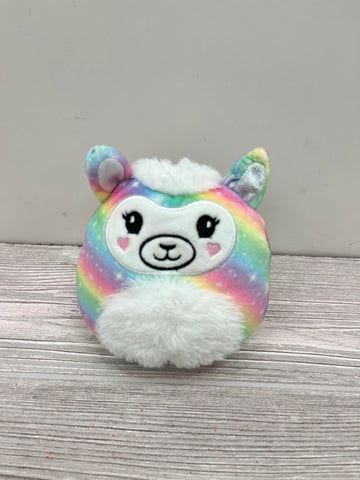 Original Squishmallows Rainbow Dream Squad Bailey the Rainbow Llama