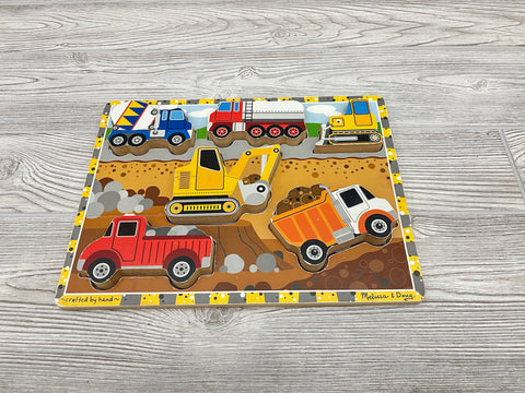 Melissa & Doug Chunky Puzzle - Construction