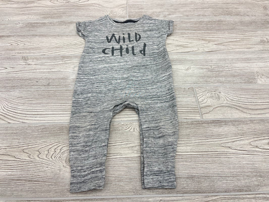 Cat & Jack “Wild Child” Short Sleeve Romper