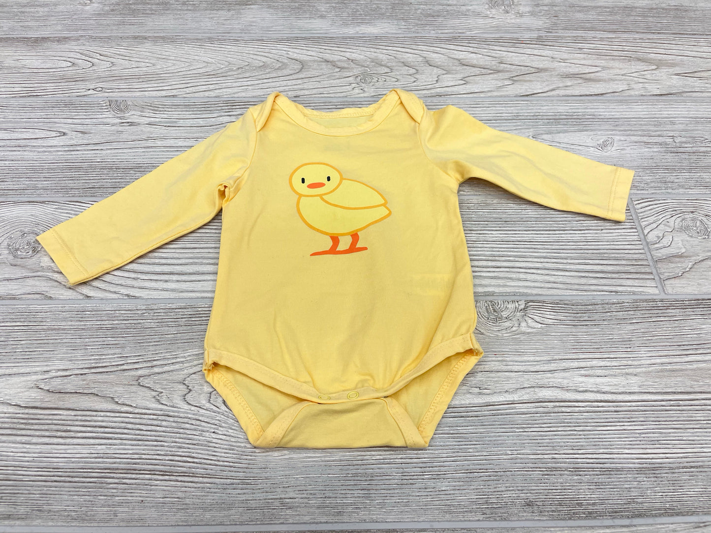 Monica + Andy Duckie Print Long Sleeve Onesie
