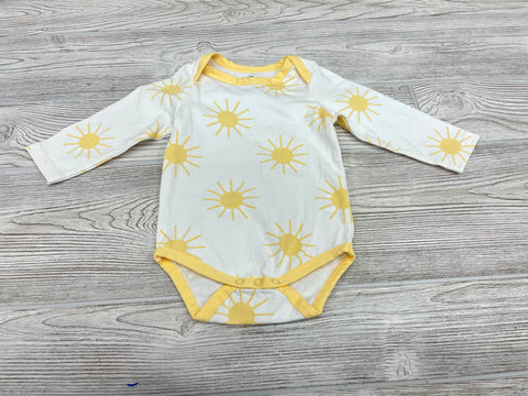 Monica + Andy Sunshine Print Long Sleeve Onesie