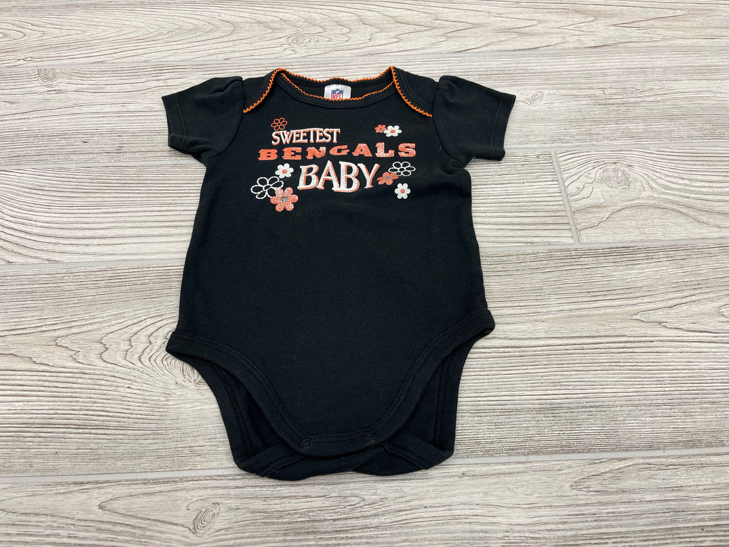 NFL Team Apparel “Sweetest Bengals Baby” Short Sleeve Onesie