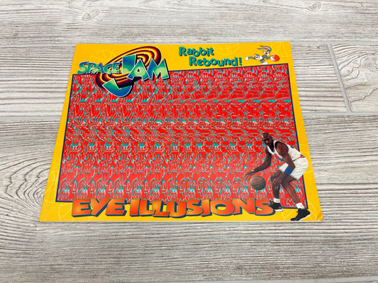 Vintage Space Jam Eye Illusions Rabbit Rebound!
