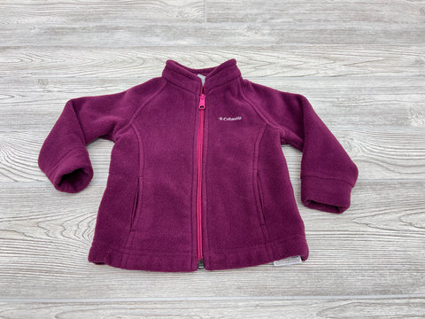 Columbia Girls Zip Up Fleece Jacket