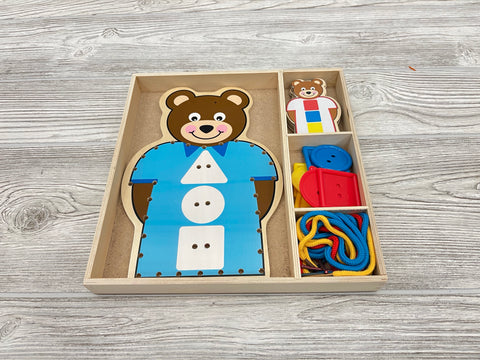 Melissa & Doug Button-Up Bear