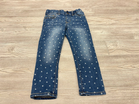 Cat & Jack Heart Print Super Stretch Skinny Jeans