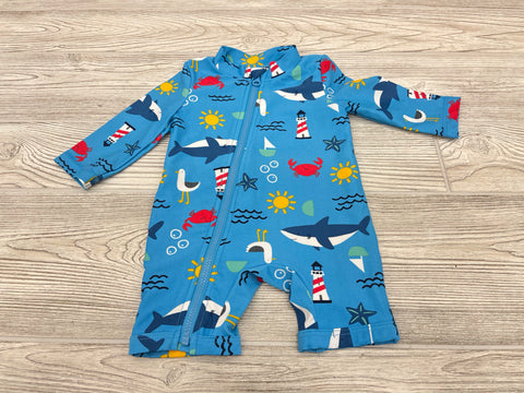 Carter’s Boys One Piece Rashguard Swimsuit