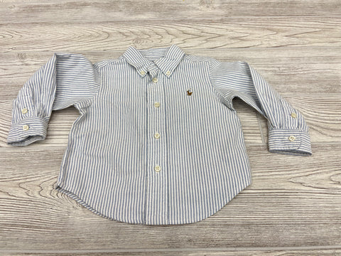 Ralph Lauren Pinstriped Long Sleeve Button Down Shirt