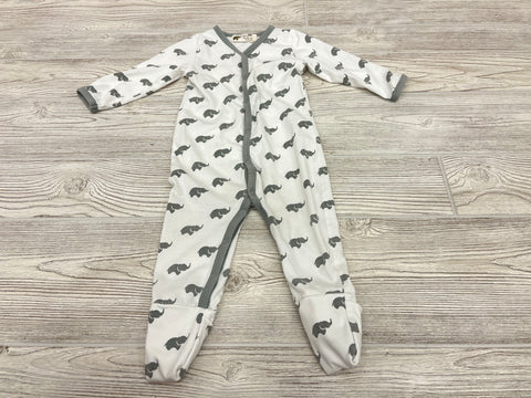 Monica + Andy Elephant Print Button Down Outfit
