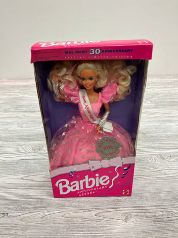 Vintage Barbie Wal-Mart 30th Anniversary Star Edition
