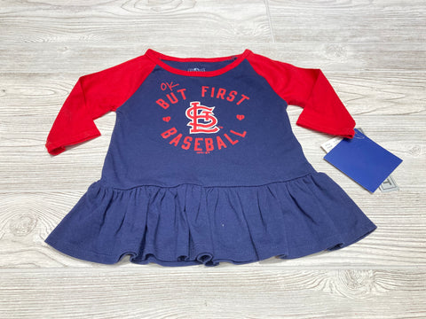 Genuine Merchandise “Ok But First SL Baseball” Long Sleeve Shirt