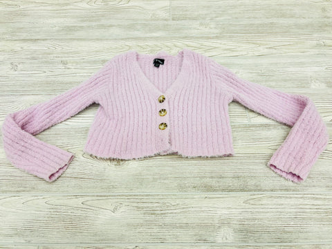 Art Class Half Waist Sweater Cardigan