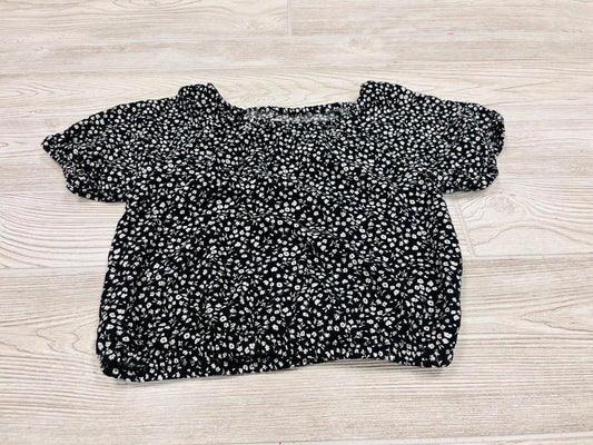 Cat & Jack Floral Print Short Sleeve Shirt