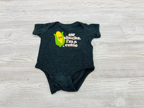 Case “Aw shucks, I’m a cutie” Short Sleeve Onesie